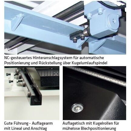 Hydraulische Tafelblechschere HGS-A 4100x6mm – Bild 3