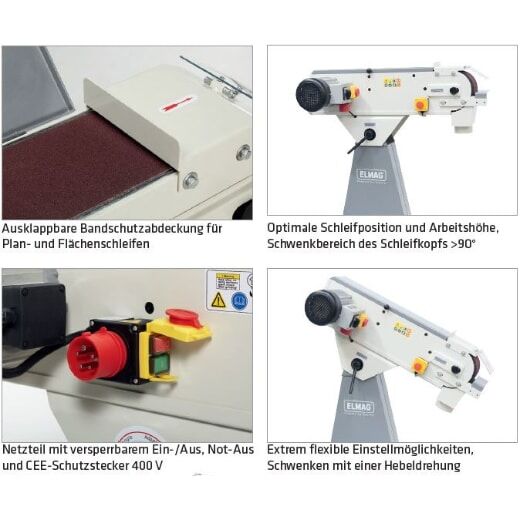 Bandschleifmaschine Modell BSM 75x2000 – Bild 2