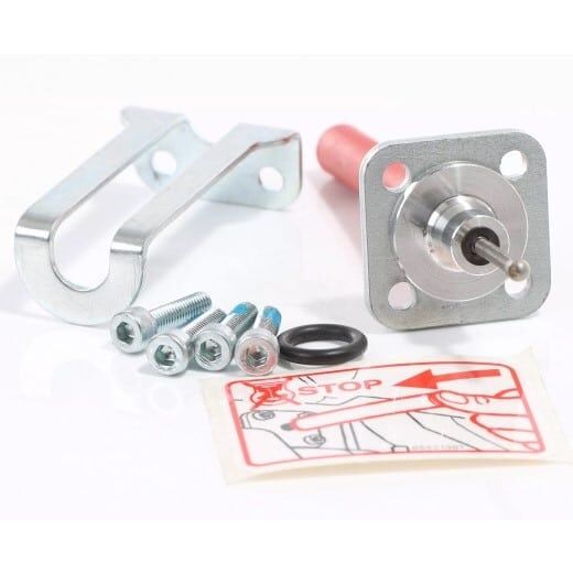 Abstellknopf (Gummi), Absteller mit Dichtung und Schrauben