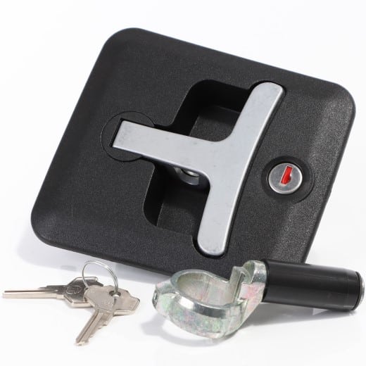 Türverriegelung für Bedienfeld (Version ab 2015)