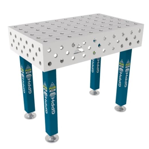 Edelstahl Schweißtisch PLUS 1000x600 mm 28-100x100