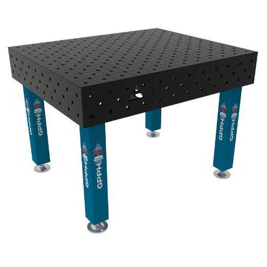 Edelstahl Schweißtisch PLUS 1200x1000 mm 16-diag