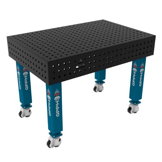Schweißtisch ECO auf Rädern 1200x800 mm 16-50x50