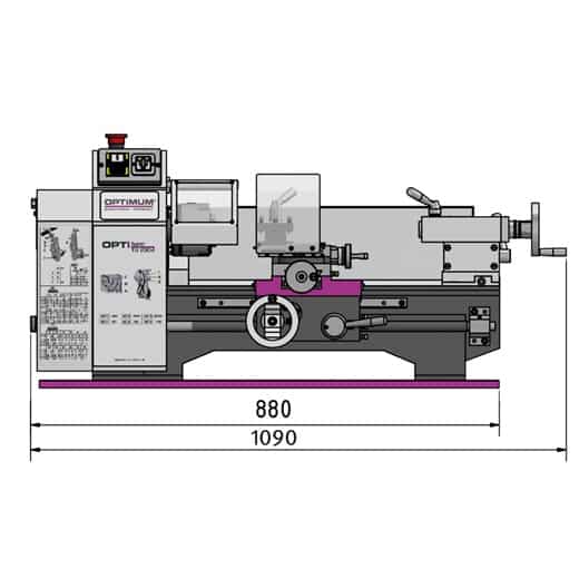 Drehmaschine OPTIturn TU 2304