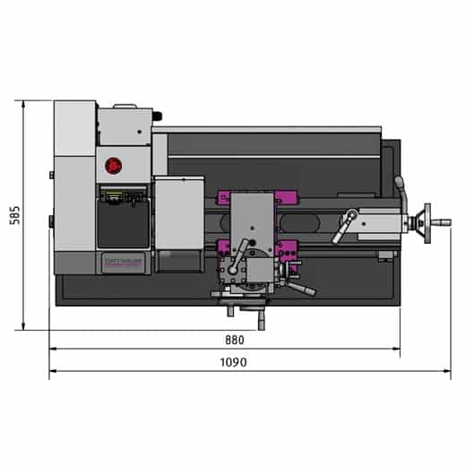 Drehmaschine OPTIturn TU 2304