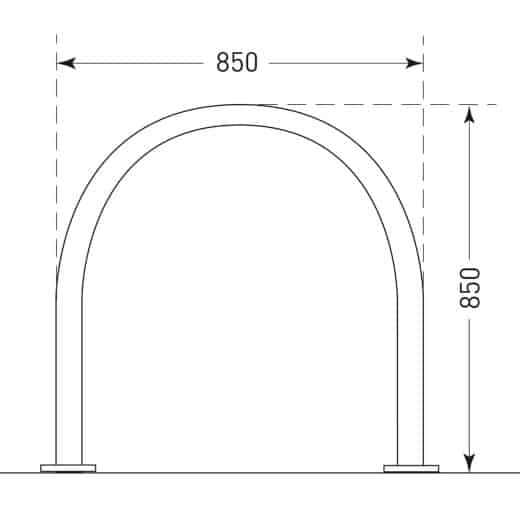 CITY-Anlehnbügel DE RONDE