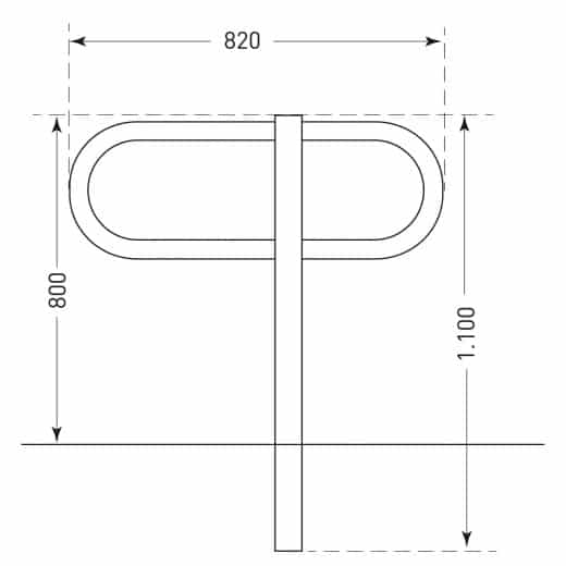 CITY-Anlehnbügel TOUR