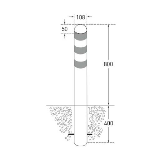 CITY Schutzpoller aus Edelstahl