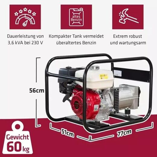 Stromerzeuger SEB 4100W-AVR