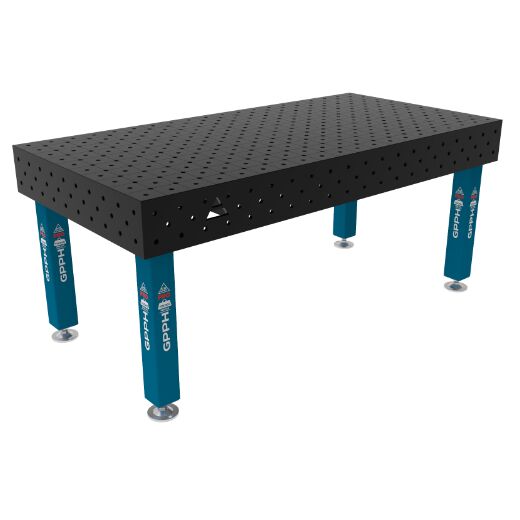 Edelstahl Schweißtisch PRO 2000x1000 mm 16-diag
